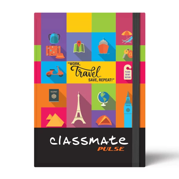 Classmate Pulse Flexi Bound Journals, A5 size, 176 pages, Unruled, Hard Cover