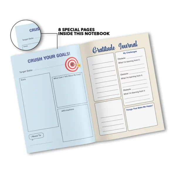 Classmate Pulse Flexi Bound Journals, A5 size, 176 pages, Unruled, Hard Cover - Image 2