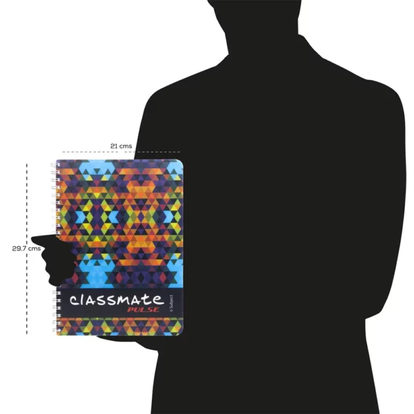 Classmate Pulse 6 Subject, 29.7 cm x 21.0 cm, 300 pages, Unruled - Image 5