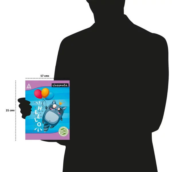 Classmate Notebook, 21.0 cm x 17.0 cm, 96 pages, Unruled, Soft Cover - Image 5