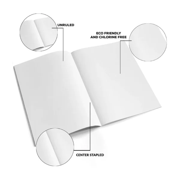 Classmate Notebook, 21.0 cm x 17.0 cm, 96 pages, Unruled, Soft Cover - Image 3