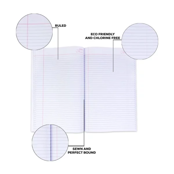 Classmate Notebook, 21.0 cm x 17.0 cm, 96 pages, Single Line, Hard Cover - Image 2