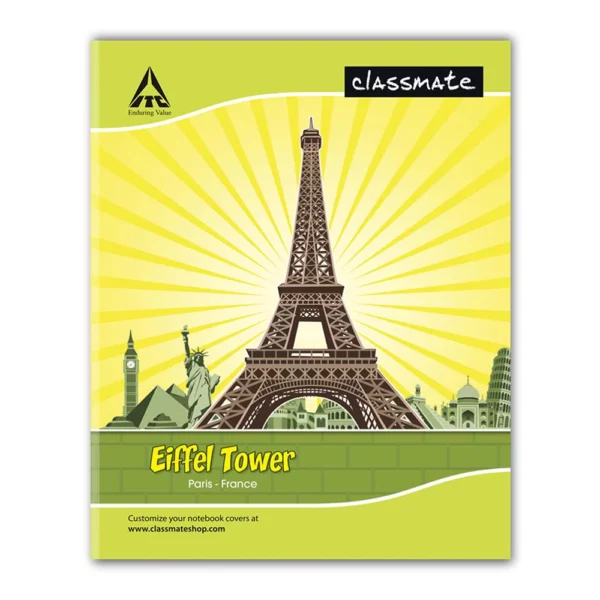Classmate Notebook, 21.0 cm x 17.0 cm, 96 pages, Single Line, Hard Cover