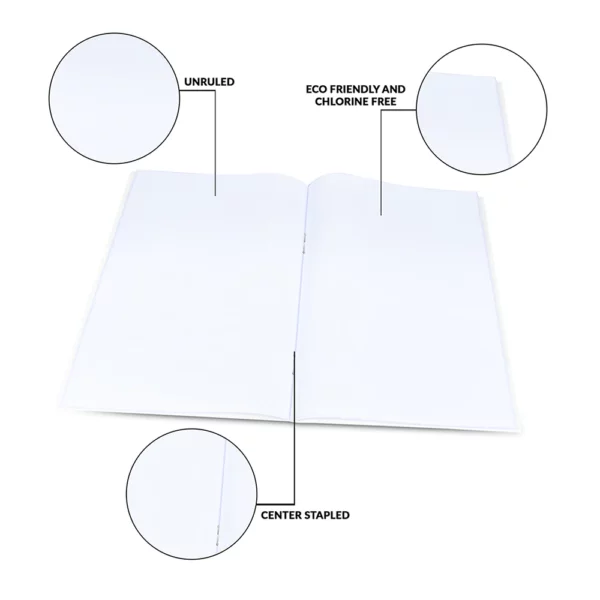 Classmate 3D Craft notebooks, 24.0 cm x 18.0 cm, 172 pages, Unruled, Soft cover - Image 2