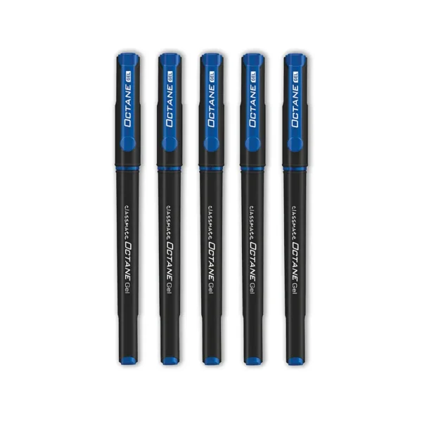 Classmate Octane Gel Pen- Blue (Pack of 5)